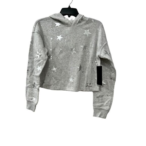 New 90 DEGREE BY REFLEX Size S Pullover Hoodie LFW99004 Celestial Silver Star - Picture 1 of 13
